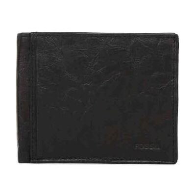 Fossil Ingram plånbok läder 11,5 cm, Svart (Black), 1.9x9.5x11.4 cm (B x H x T) Fossil Ingram plånbok läder 11,5 cm, Svart (Black), 1.9x9.5x11.4 cm (B x H x T)