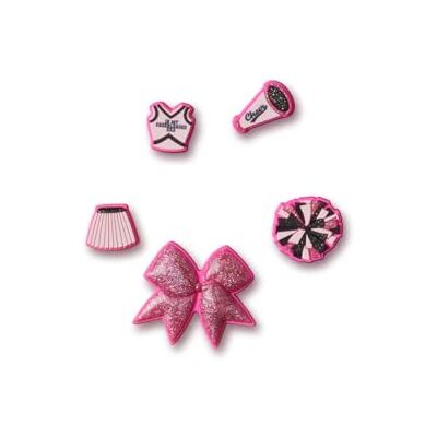 Crocs Cheerleading 5-pack, unisex vuxen skohänge, flerfärgad, en storlek, Flerfärgad, Talla única Crocs Cheerleading 5-pack, unisex vuxen skohänge, flerfärgad, en storlek, Flerfärgad, Talla única