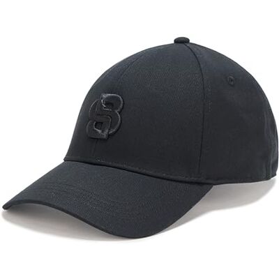 Boss Bold Center Logo Twill Cap Baseballkeps Män, Svart/kol, one size Boss Bold Center Logo Twill Cap Baseballkeps Män, Svart/kol, one size