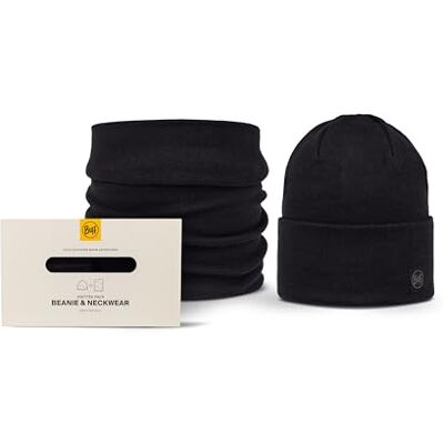 Buff Product Bundle Niels mössa och tubhalsduk svart unisex vuxna en storlek Buff Product Bundle Niels mössa och tubhalsduk svart unisex vuxna en storlek