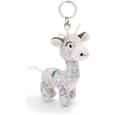 NICI 62403 Nyckelring med giraffen Winny Winterfur, på 10 cm, lojal mjukisföljeslagare för ryggsäck eller väska, nyckelhållare för små och stora, blå NICI 62403 Nyckelring med giraffen Winny Winterfur, på 10 cm, lojal mjukisföljeslagare för ryggsäck eller väska, nyckelhållare för små och stora, blå