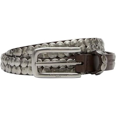 LIEBESKIND Kärleksbarn Berlin dam Studded G 20 mm bälte, konjak, konjak LIEBESKIND Kärleksbarn Berlin dam Studded G 20 mm bälte, konjak, konjak
