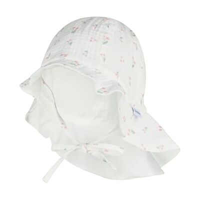 Sterntaler Sonnenhut Kirschen Solhatt, vit, 45 unisex barn Sterntaler Sonnenhut Kirschen Solhatt, vit, 45 unisex barn