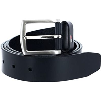 Tommy Hilfiger herr ny Denton 3,5 bälte läder, blå (midnatt), W95 Tommy Hilfiger herr ny Denton 3,5 bälte läder, blå (midnatt), W95