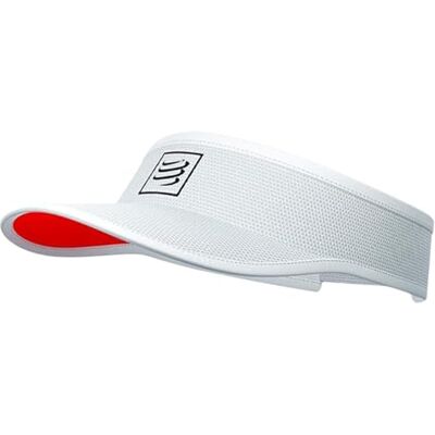 COMPRESSPORT Visir, vit, en storlek COMPRESSPORT Visir, vit, en storlek