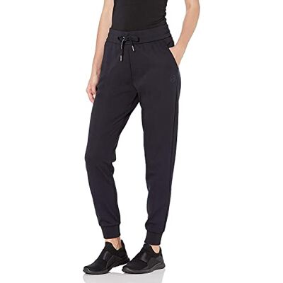 Giorgio Armani Circle Logo Joggingbyxor för kvinnor, blå, XL Giorgio Armani Circle Logo Joggingbyxor för kvinnor, blå, XL