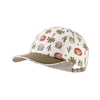 Sterntaler Baseball Cap Djur – Unisex sköldpadda för spädbarn av flammgarnjersey – keps med tryck och praktiskt gummiband, ecru, 55 Sterntaler Baseball Cap Djur – Unisex sköldpadda för spädbarn av flammgarnjersey – keps med tryck och praktiskt gummiband, ecru, 55