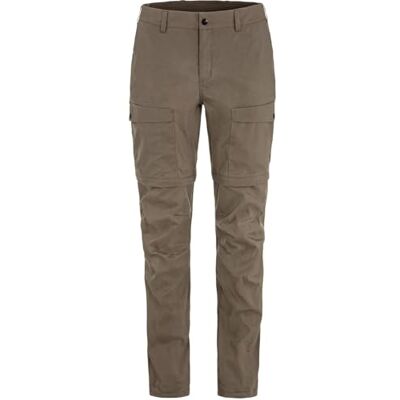 Fjällräven Abisko Hybrid Trail byxor Zip Off, Suede Brown, 48/R, Mocka brun, 48W Fjällräven Abisko Hybrid Trail byxor Zip Off, Suede Brown, 48/R, Mocka brun, 48W