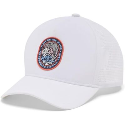 Columbia Unisex Elite 3D stretch snapback keps, vit/PFG Breakline Fl, en storlek, Vit/Pfg Breakline Fl, one size Columbia Unisex Elite 3D stretch snapback keps, vit/PFG Breakline Fl, en storlek, Vit/Pfg Breakline Fl, one size