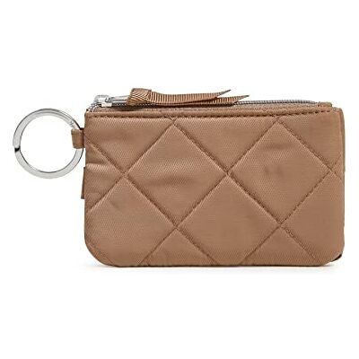 Vera Bradley Dam Performance twill deluxe blixtlås ID-fodral plånbok med RFID-skydd, Änglark solbränd, en storlek Vera Bradley Dam Performance twill deluxe blixtlås ID-fodral plånbok med RFID-skydd, Änglark solbränd, en storlek