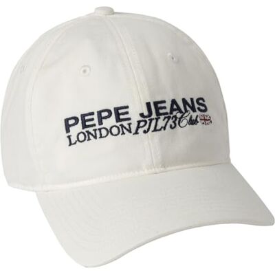 Pepe Jeans herr Steven keps keps, beige (elfenbensvit), en storlek, Beige (elfenbensvit), one size Pepe Jeans herr Steven keps keps, beige (elfenbensvit), en storlek, Beige (elfenbensvit), one size