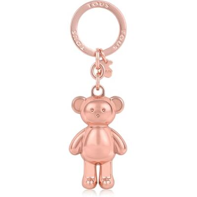 TOUS LLAVERO OSO TEDDY BEAR ROSA-DORADO, kvinnors nyckelring, guld, storlek TOUS LLAVERO OSO TEDDY BEAR ROSA-DORADO, kvinnors nyckelring, guld, storlek