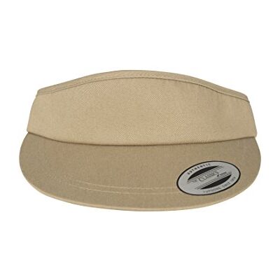 Flexfit Unisex platt rund visor-keps, kaki, En Storlek Flexfit Unisex platt rund visor-keps, kaki, En Storlek