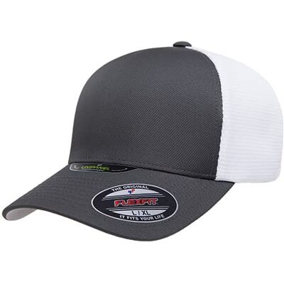 Flexfit Melange Unipanel truckerkeps, Tr kol/Vit, L-XL Flexfit Melange Unipanel truckerkeps, Tr kol/Vit, L-XL
