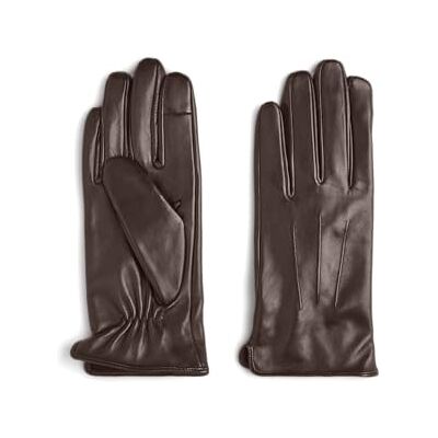 PIECES Pcnellie läder Smart Glove Noos, Het fudge, M PIECES Pcnellie läder Smart Glove Noos, Het fudge, M