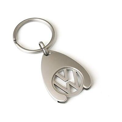 Volkswagen 000087055VAHW nyckelring shoppingväska chip nyckelring berlock Coin Chip silver Volkswagen 000087055VAHW nyckelring shoppingväska chip nyckelring berlock Coin Chip silver