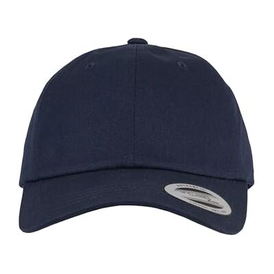 Flexfit Yupoong Low Profile Cotton Twill Unisex Dad Hat Cap för kvinnor och män, 6 paneler, baseballkeps, unstructured med mässingslås, marinblå, en storlek, marinblå, one size Flexfit Yupoong Low Profile Cotton Twill Unisex Dad Hat Cap för kvinnor och män, 6 paneler, baseballkeps, unstructured med mässingslås, marinblå, en storlek, marinblå, one size