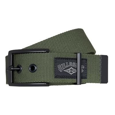 BILLABONG Arch Webbing Belt bälte, militär, S-M herr, Militär, S-M BILLABONG Arch Webbing Belt bälte, militär, S-M herr, Militär, S-M