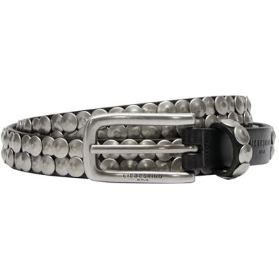 LIEBESKIND Kärleksbarn damer studded g 20 mm bälte, svart, 95 LIEBESKIND Kärleksbarn damer studded g 20 mm bälte, svart, 95