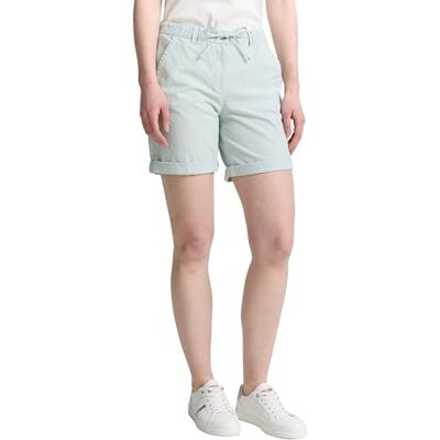 TOM TAILOR Bermudashorts för kvinnor, 38037 – delikat grön rand, 36 TOM TAILOR Bermudashorts för kvinnor, 38037 – delikat grön rand, 36