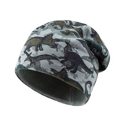 Sterntaler Beanie av sweat tryckt med dinosaurier, Eukalyptus, 57 Sterntaler Beanie av sweat tryckt med dinosaurier, Eukalyptus, 57