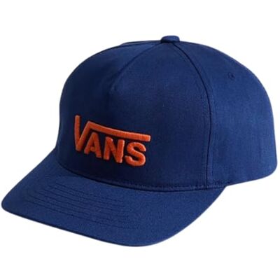 Vans Drop V logo snapback, djup indigo, en storlek, Djup indigo, one size Vans Drop V logo snapback, djup indigo, en storlek, Djup indigo, one size