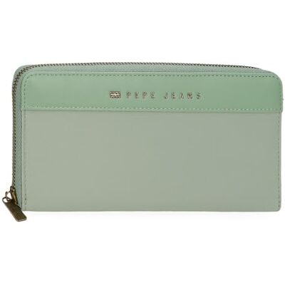 Pepe Jeans Morgan plånbok med myntväska grön 19,5 x 10 x 2 cm polyester med detaljer i konstläder av Joumma väskor, grön, Talla única, Plånbok med plånbok Pepe Jeans Morgan plånbok med myntväska grön 19,5 x 10 x 2 cm polyester med detaljer i konstläder av Joumma väskor, grön, Talla única, Plånbok med plånbok