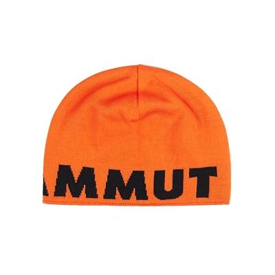 Mammut Logo Beanie, eiger orange-svart, one size Mammut Logo Beanie, eiger orange-svart, one size