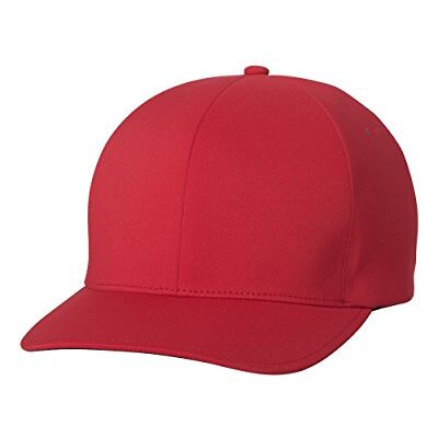 Flexfit mäns Delta sömlös basebollkeps, Röd, S/M Flexfit mäns Delta sömlös basebollkeps, Röd, S/M