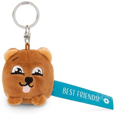 NICI Nyckelring björn "Best Friends!” 5cm brun En trogen följeslagare för ryggsäck eller väska, nyckelring för alla åldrar 62035 NICI Nyckelring björn "Best Friends!” 5cm brun En trogen följeslagare för ryggsäck eller väska, nyckelring för alla åldrar 62035