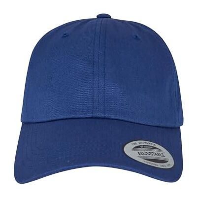 Flexfit Yupoong Low Profile Cotton Twill Unisex Dad Hat Cap för kvinnor och män, 6 paneler, baseballkeps, unstructured med mässingslås, Havsblå, one size Flexfit Yupoong Low Profile Cotton Twill Unisex Dad Hat Cap för kvinnor och män, 6 paneler, baseballkeps, unstructured med mässingslås, Havsblå, one size