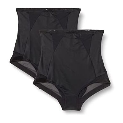 Playtex Gainante perfekt silhuett komfort slips, svart, 40 (set med 2) dam, svart, 38 Playtex Gainante perfekt silhuett komfort slips, svart, 40 (set med 2) dam, svart, 38