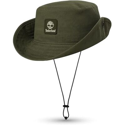 Timberland Floppy fiskarhatt för män, packbar solhatt med justerbar haksladd, lätt och andningsbart solskydd, Bladgrön (grön), L-XL Timberland Floppy fiskarhatt för män, packbar solhatt med justerbar haksladd, lätt och andningsbart solskydd, Bladgrön (grön), L-XL