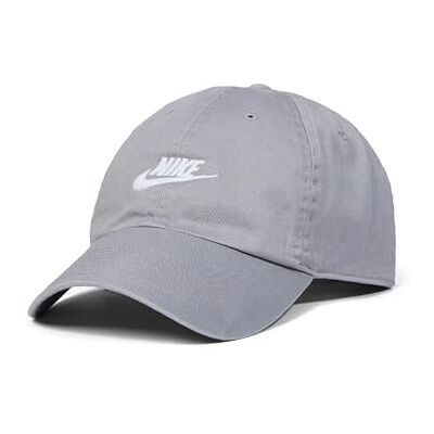 NIKE FB5368-073 U NK Club cap U CB FUT WSH L Cap Unisex Vuxen Partikel grå/vit L/XL NIKE FB5368-073 U NK Club cap U CB FUT WSH L Cap Unisex Vuxen Partikel grå/vit L/XL
