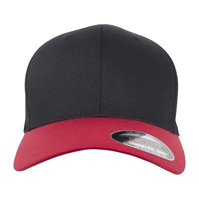 Flexfit unisexkeps, Blk/röd, L-XL Flexfit unisexkeps, Blk/röd, L-XL