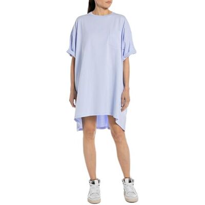 Replay Avslappnad klänning för kvinnor, 667 Bright Periwinkle, XXS Replay Avslappnad klänning för kvinnor, 667 Bright Periwinkle, XXS