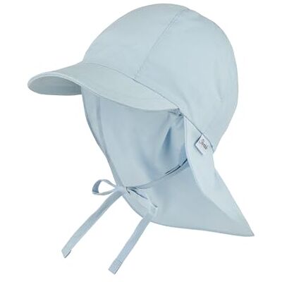 Sterntaler Schirmmütze Nackens. Einfarbig solhatt, ljusblå, 43 unisex baby Sterntaler Schirmmütze Nackens. Einfarbig solhatt, ljusblå, 43 unisex baby