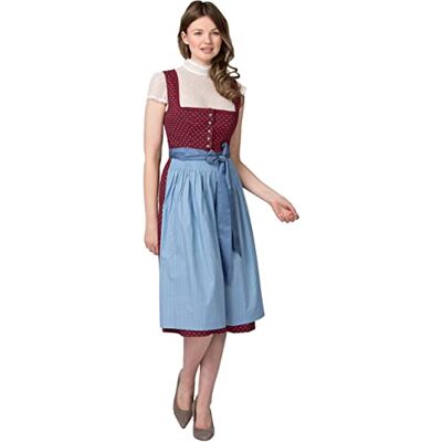 Stockerpoint Dam Dirndl Julina klänning, Bordeaux, Standard Stockerpoint Dam Dirndl Julina klänning, Bordeaux, Standard