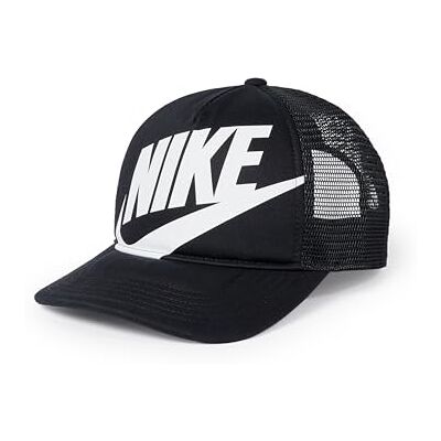 NIKE Unisex barn K Nk Rise Cap S Cb Trkr, svart/vit, FB5363-010, 1SIZE NIKE Unisex barn K Nk Rise Cap S Cb Trkr, svart/vit, FB5363-010, 1SIZE