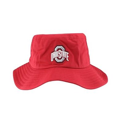 ZHATS Zephyr Mäns hink hatt tränare lag färg, Ohio State Buckeyes röd, Large ZHATS Zephyr Mäns hink hatt tränare lag färg, Ohio State Buckeyes röd, Large