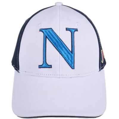 Enzo Castellano SSC NAPOLI Officiell produkt basebollkeps 123308 SSCN, Vit, one size Enzo Castellano SSC NAPOLI Officiell produkt basebollkeps 123308 SSCN, Vit, one size