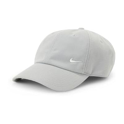 NIKE Cap unisex klubb Cap U Cb Sm Swsh L, Base grå/Sail, FZ5698-002, L/XL NIKE Cap unisex klubb Cap U Cb Sm Swsh L, Base grå/Sail, FZ5698-002, L/XL