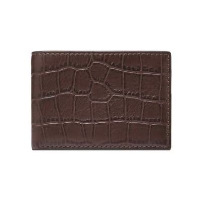Fossil Derrick Läder eller Polyester Plånbokset för Män Fossil Derrick Läder eller Polyester Plånbokset för Män