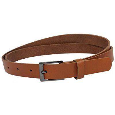 Vascavi läderbälte äkta läder, tillverkat i Tyskland, 2 cm brett och ca 0,25 cm tjockt, bälte, höftbälte, jeansbälte, konjak, 110 cm Gesamtlänge 120 cm Vascavi läderbälte äkta läder, tillverkat i Tyskland, 2 cm brett och ca 0,25 cm tjockt, bälte, höftbälte, jeansbälte, konjak, 110 cm Gesamtlänge 120 cm