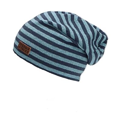 Sterntaler Slouch-Beanie Streifle hatt, Hellblau, 6.5 Sterntaler Slouch-Beanie Streifle hatt, Hellblau, 6.5