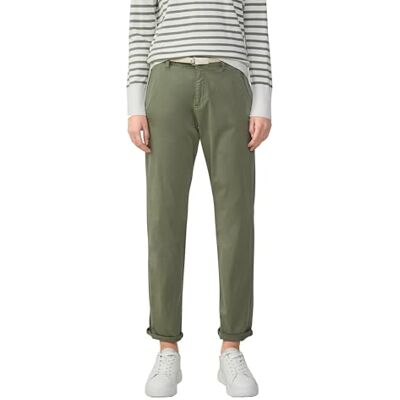 s.Oliver chinos för kvinnor med bälte, Olivgrön, 46 s.Oliver chinos för kvinnor med bälte, Olivgrön, 46