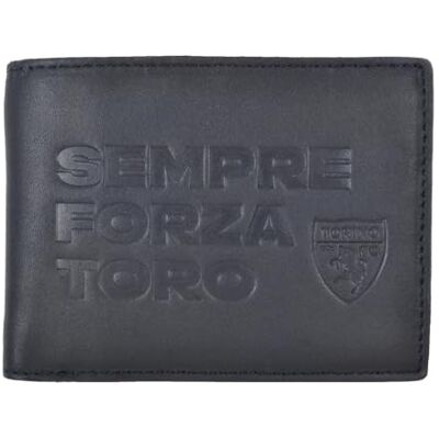 TORINO FC 263223, 100% Turin Läder Unisex Vuxen Plånbok, One Size, Svart, Taglia Unica TORINO FC 263223, 100% Turin Läder Unisex Vuxen Plånbok, One Size, Svart, Taglia Unica