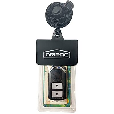 DRIPAC KP01 Flytande vattentät bilnyckel FOB fodral vattentät plånbok vattentäta hållare/påsar för öronsnäckor ID-bricka kreditkort pengar mynt förare kort palm telefon (svart) DRIPAC KP01 Flytande vattentät bilnyckel FOB fodral vattentät plånbok vattentäta hållare/påsar för öronsnäckor ID-bricka kreditkort pengar mynt förare kort palm telefon (svart)