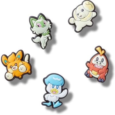 Crocs Unisex Pokemon Paldea 5-pack skoberlocker, flerfärgad, en storlek, flerfärgad, En Storlek Crocs Unisex Pokemon Paldea 5-pack skoberlocker, flerfärgad, en storlek, flerfärgad, En Storlek