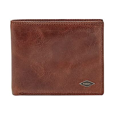 Fossil herr Quinn läder dubbelvikt plånbok 11,5 cm L x 2 cm B x 9 cm H, Mörkbrun, 1.9x8.9x10.8 cm (B x H x T) Fossil herr Quinn läder dubbelvikt plånbok 11,5 cm L x 2 cm B x 9 cm H, Mörkbrun, 1.9x8.9x10.8 cm (B x H x T)